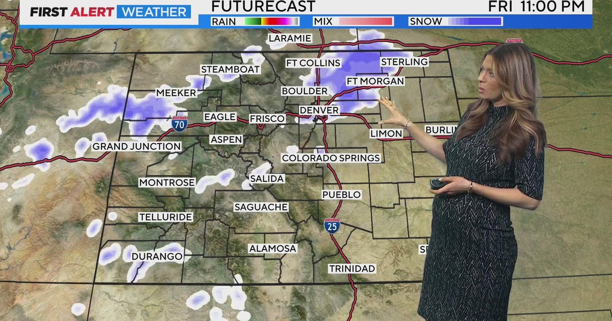 Colorado weather: Cold and snow moving in for the weekend - CBS Colorado