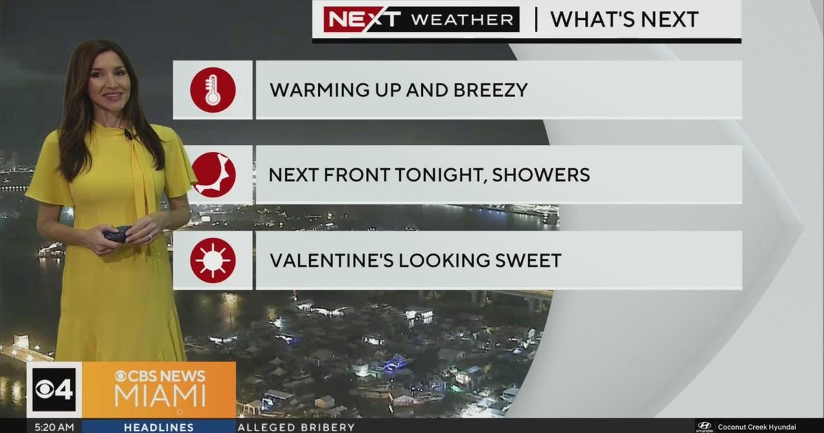 Miami Weather for Monday 2/12/2024 5AM - CBS Miami