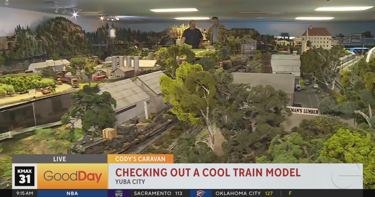 Cody's Caravan Yuba City Model Train Set, 9am Good Day Sacramento