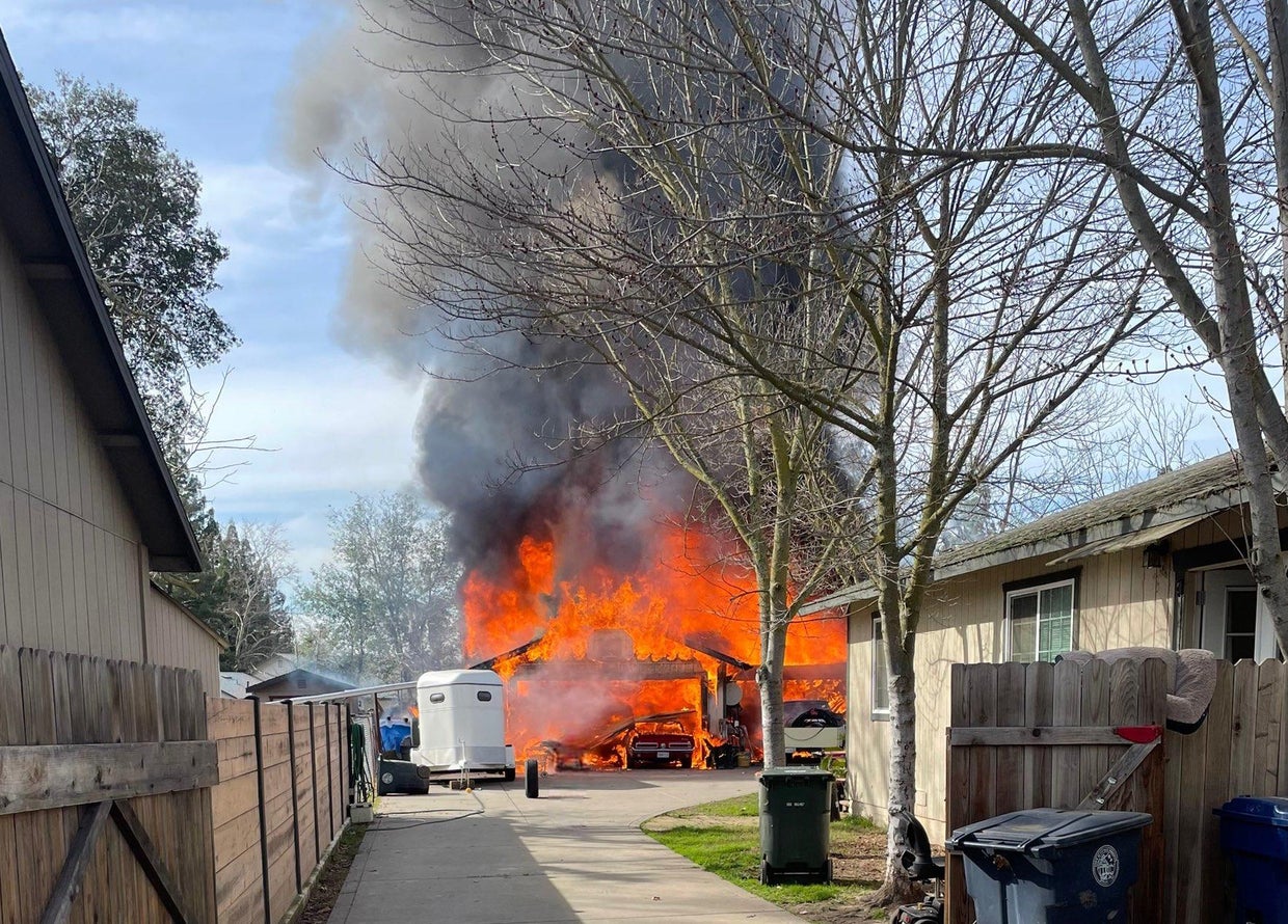 Multiple classic cars damaged in Citrus Heights garage fire - CBS ...