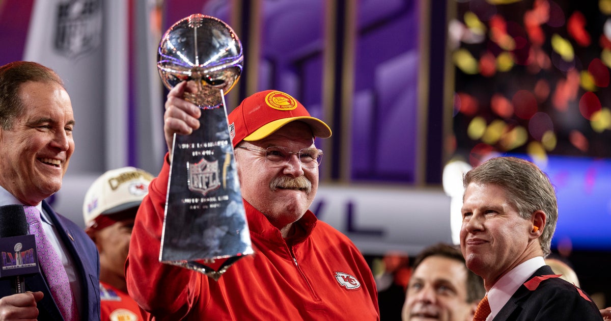 Mahomes, Kelce tout Andy Reid as the greatest coach of all time after Super  Bowl LVIII victory - CBS Boston
