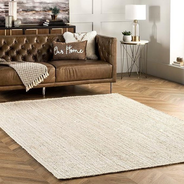 nuLOOM Rigo Hand Woven Farmhouse Jute Area Rug