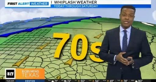 Highs in the 70s for your Thursday forecast - CBS Texas