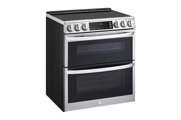 LG 7.3 cu. ft. Smart Electric Double Oven Slide-in Range with InstaView 