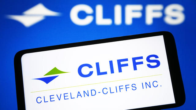 In this photo illustration, the Cleveland-Cliffs Inc. (CCI) 