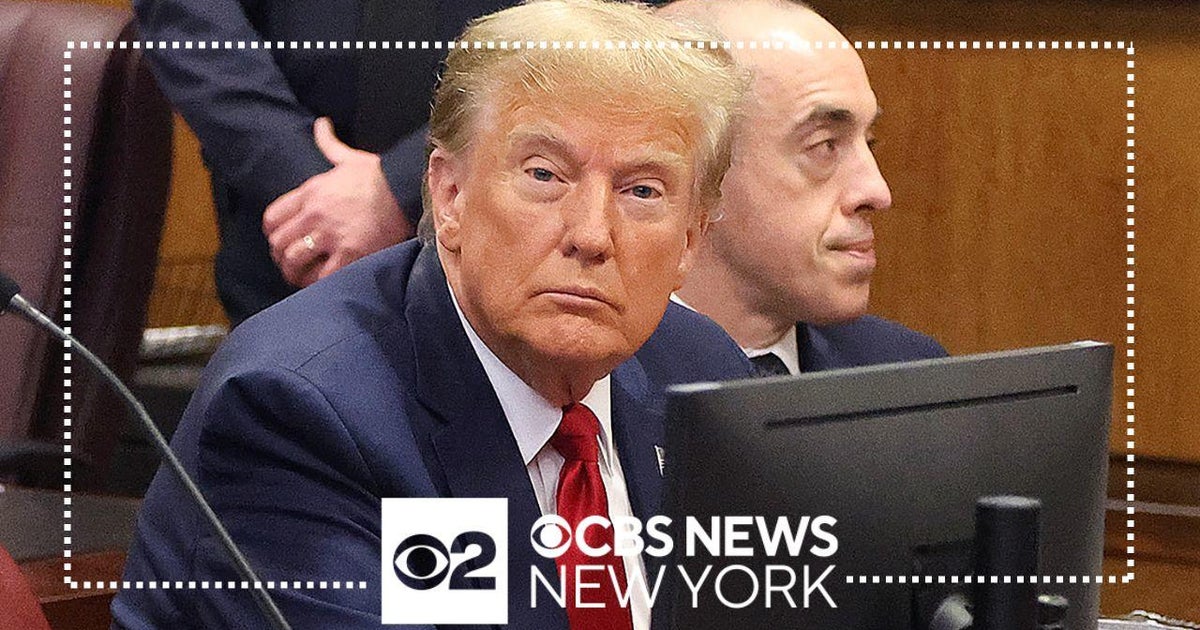 First Trump criminal trial date set for March - CBS New York