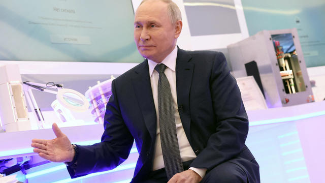 Russia's President Putin gives interview in Moscow 