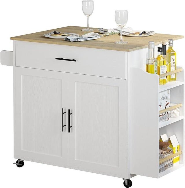 Ironck Kitchen Island with Storage 