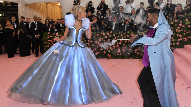 Zendaya and Law Roach arrive for the 2019 Met Gala at the Metropolitan Museum of Art on May 6, 2019, in New York. 