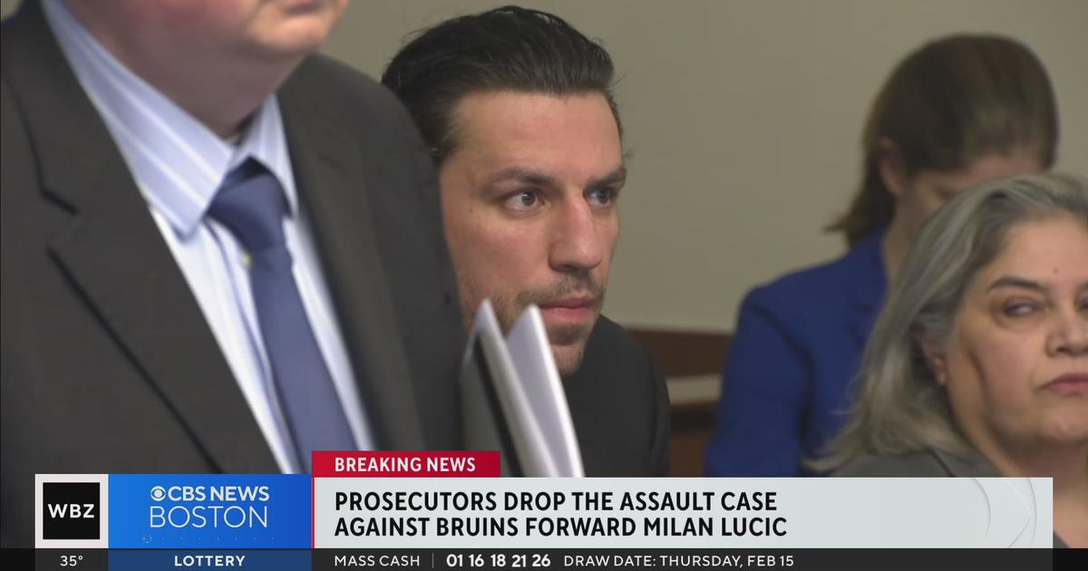 Boston prosecutors drop assault case against Bruins forward Milan Lucic