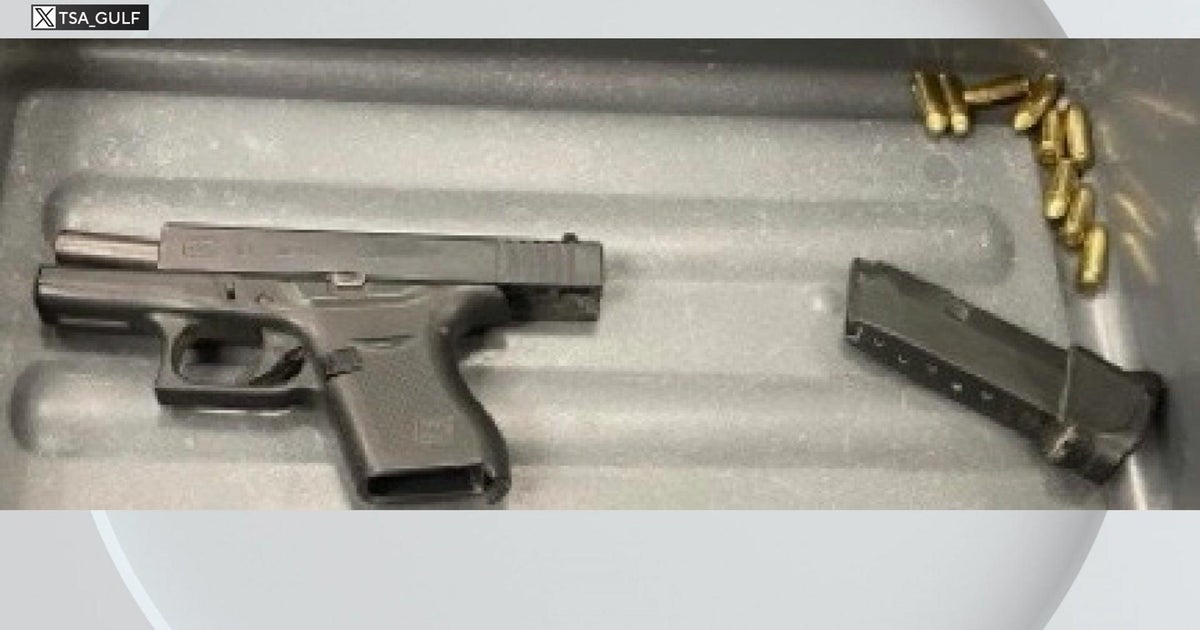 Loaded gun intercepted by TSA officers at Miami International Airport Loaded gun intercepted by TSA officers at Miami International Airport