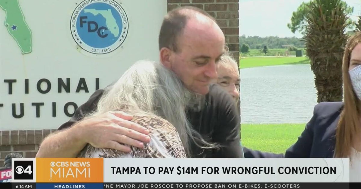 Tampa settles with man wrongfully convicted, imprisoned for murder he failed to dedicate