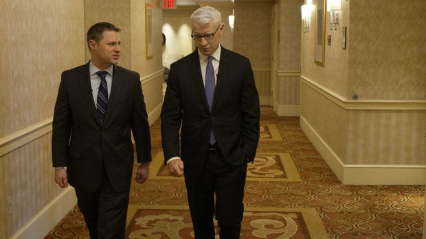 Andrew Hitt and Anderson Cooper