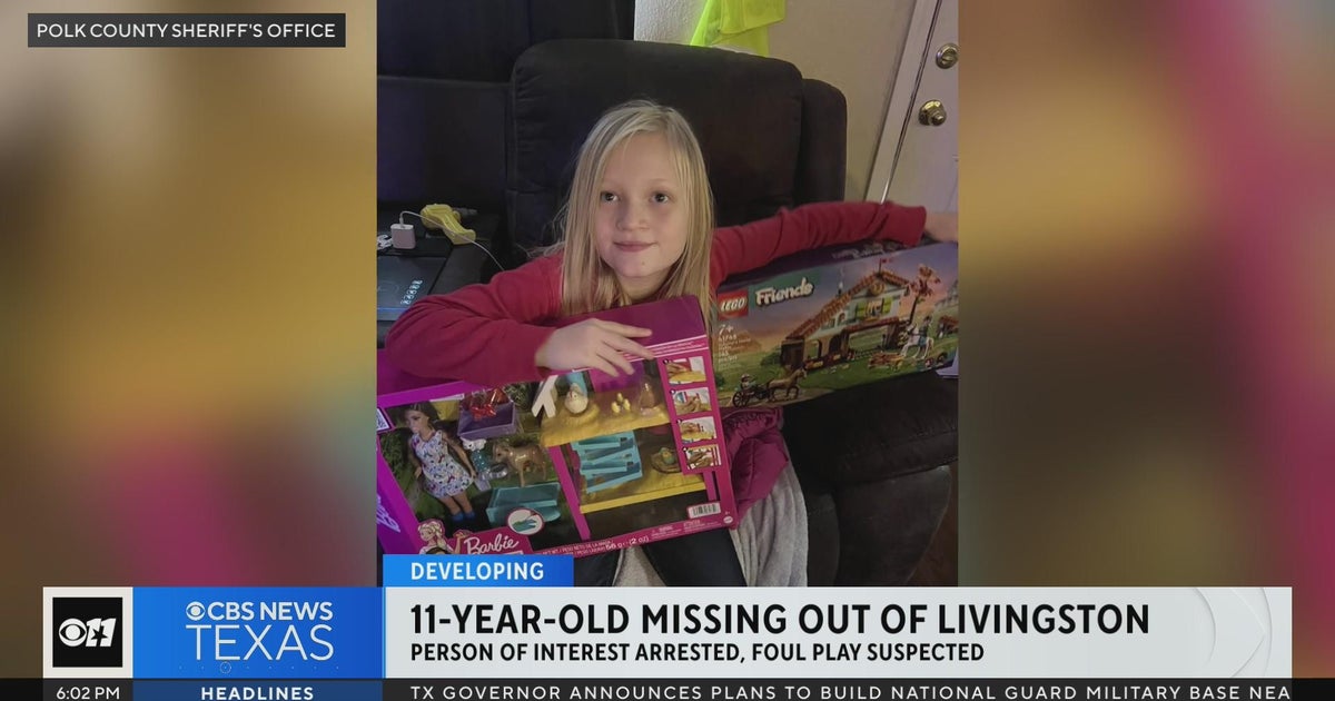 Search continues for missing 11-year-old Texas girl; person of interest ...
