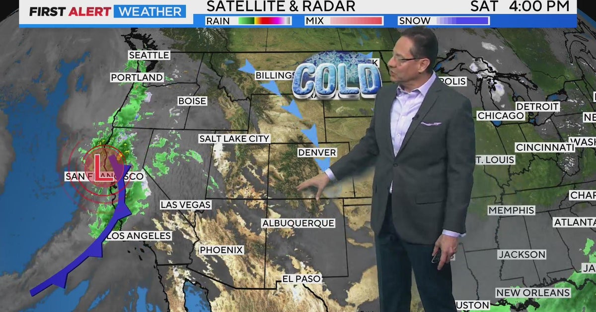 Warmer with more clouds east and the return of light snow to the ...