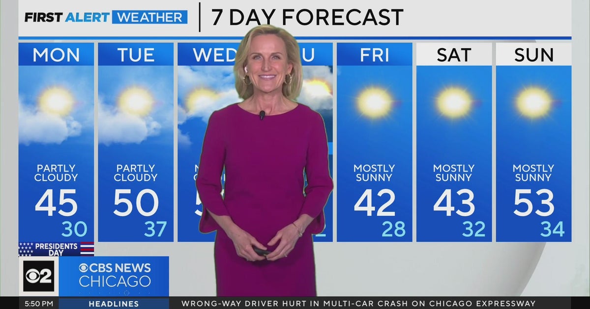 Gradual warming trend ahead for Chicago area - CBS Chicago