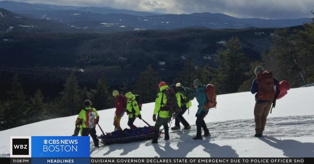 Injured Massachusetts woman rescued from icy New Hampshire mountain