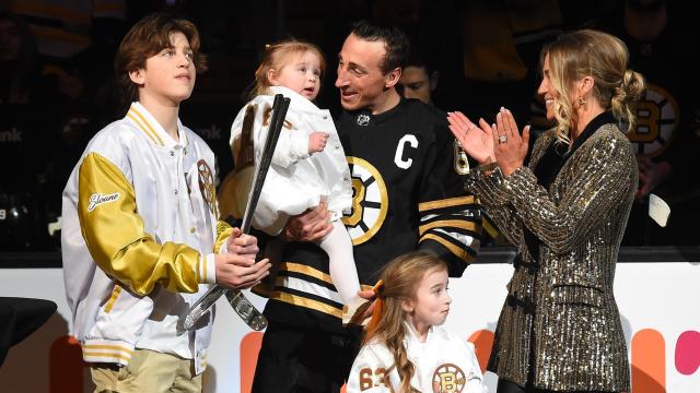Brad Marchand and family 