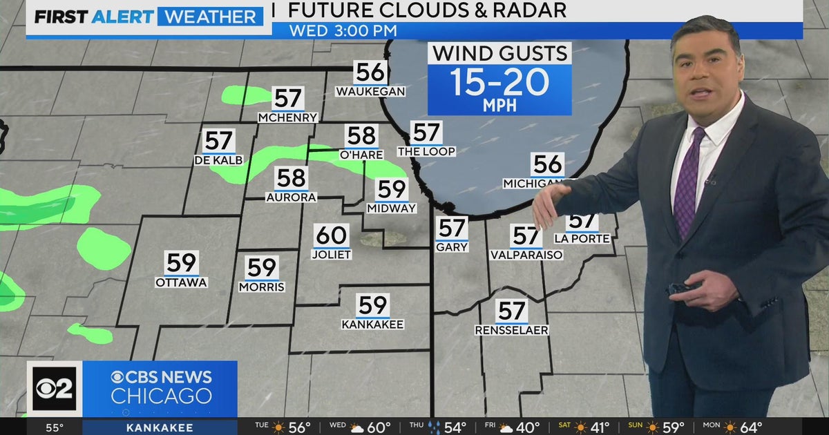 Warmer temps, and thunderstorms, could be on the way in Chicago - CBS ...