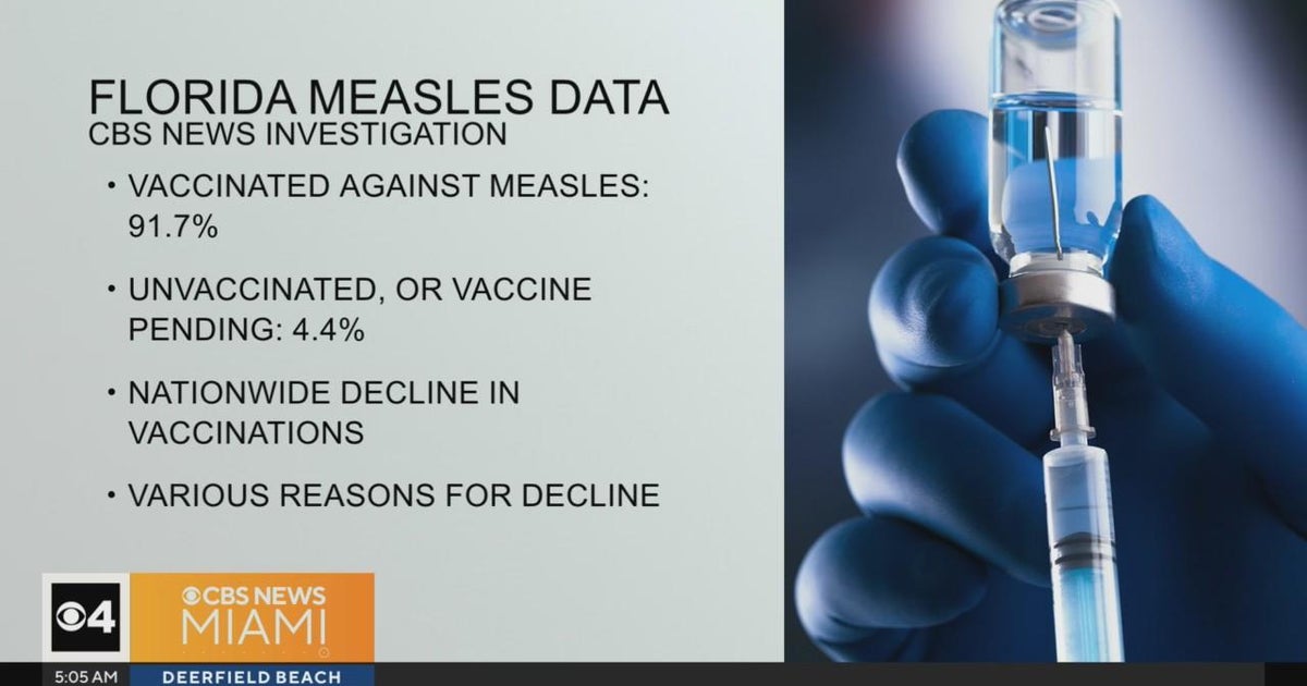 Additional than 90 p.c of Floridians are vaccinated against measles