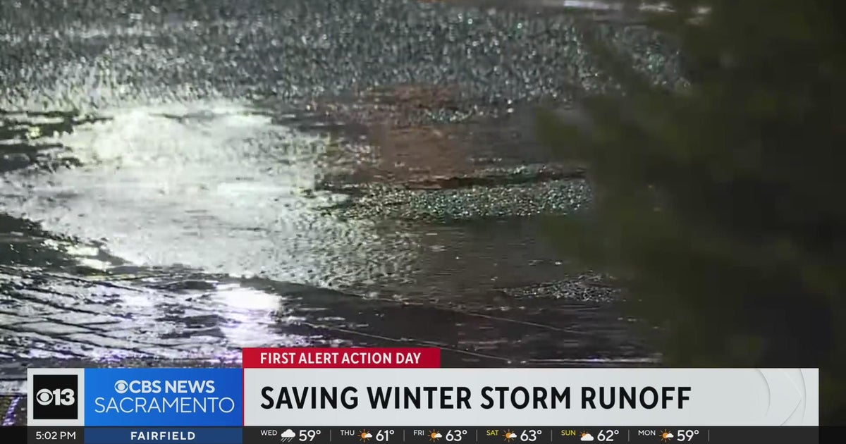 What is California doing to store winter storm runoff?