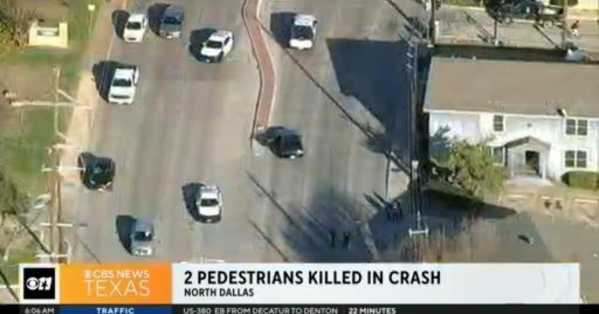 Mother, Child Pedestrian Killed In Crash - CBS Texas