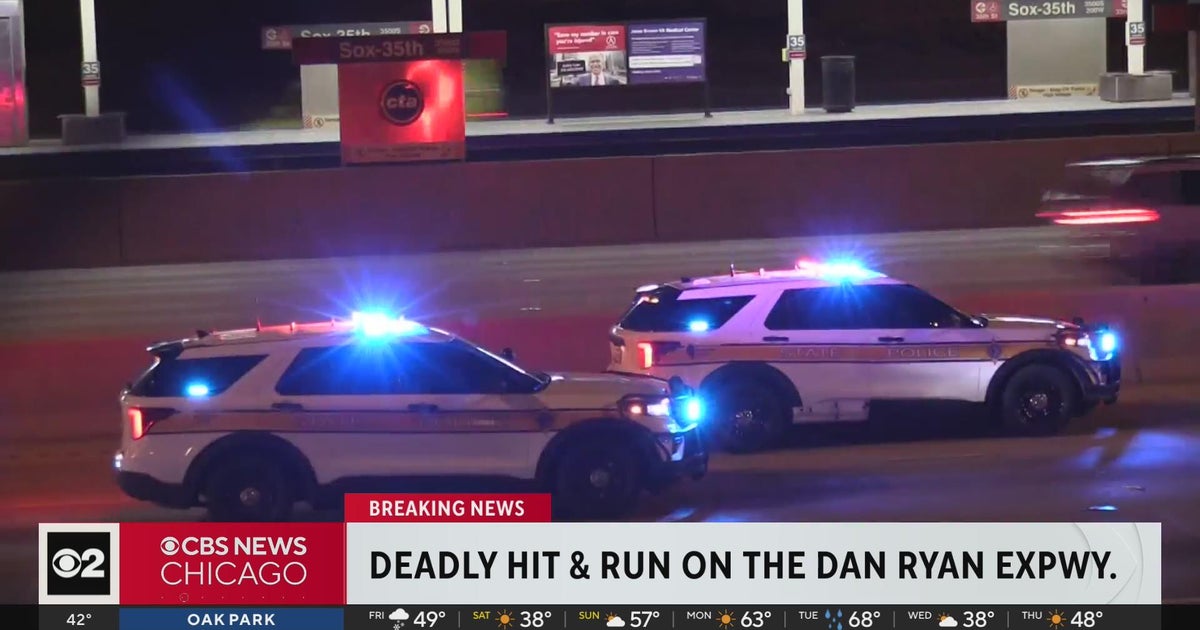Pedestrian killed in hit-and-run crash on Illinois expressway - CBS Chicago