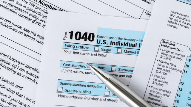 US Individual Tax Return Form 1040 