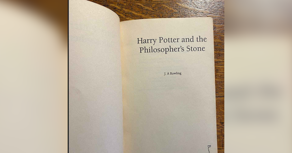 Very 1st print version of “Harry Potter and the Philosopher’s Stone” sold at auction for more than ,000 Very 1st print version of “Harry Potter and the Philosopher’s Stone” sold at auction for more than ,000