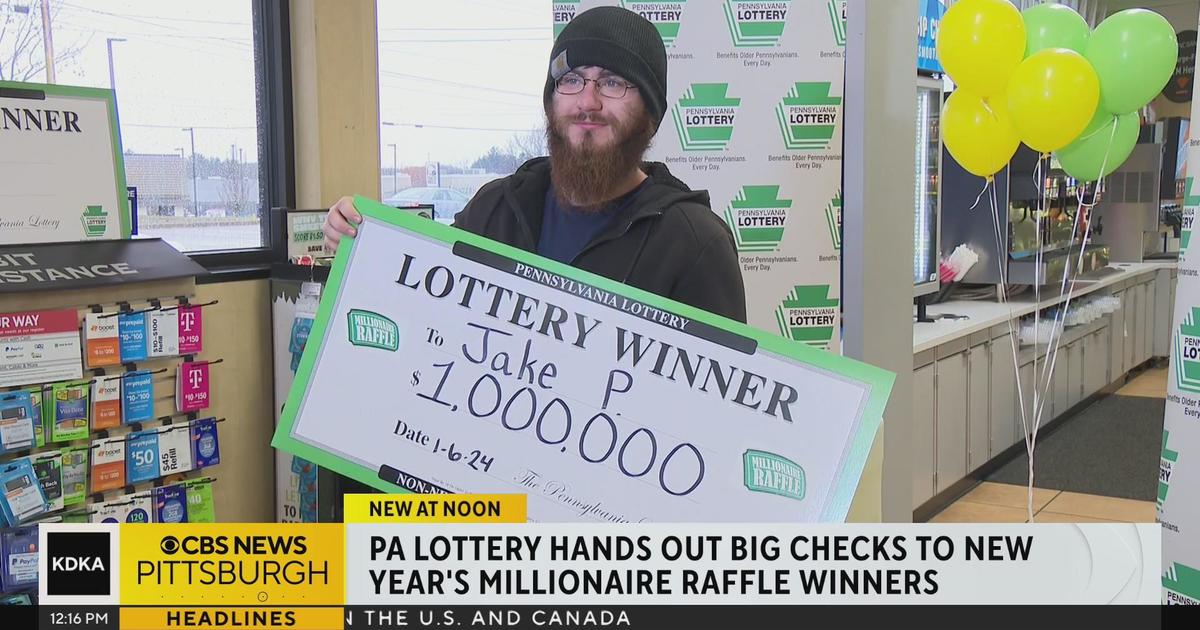 Pa. Lottery presents million-dollar check to winnner