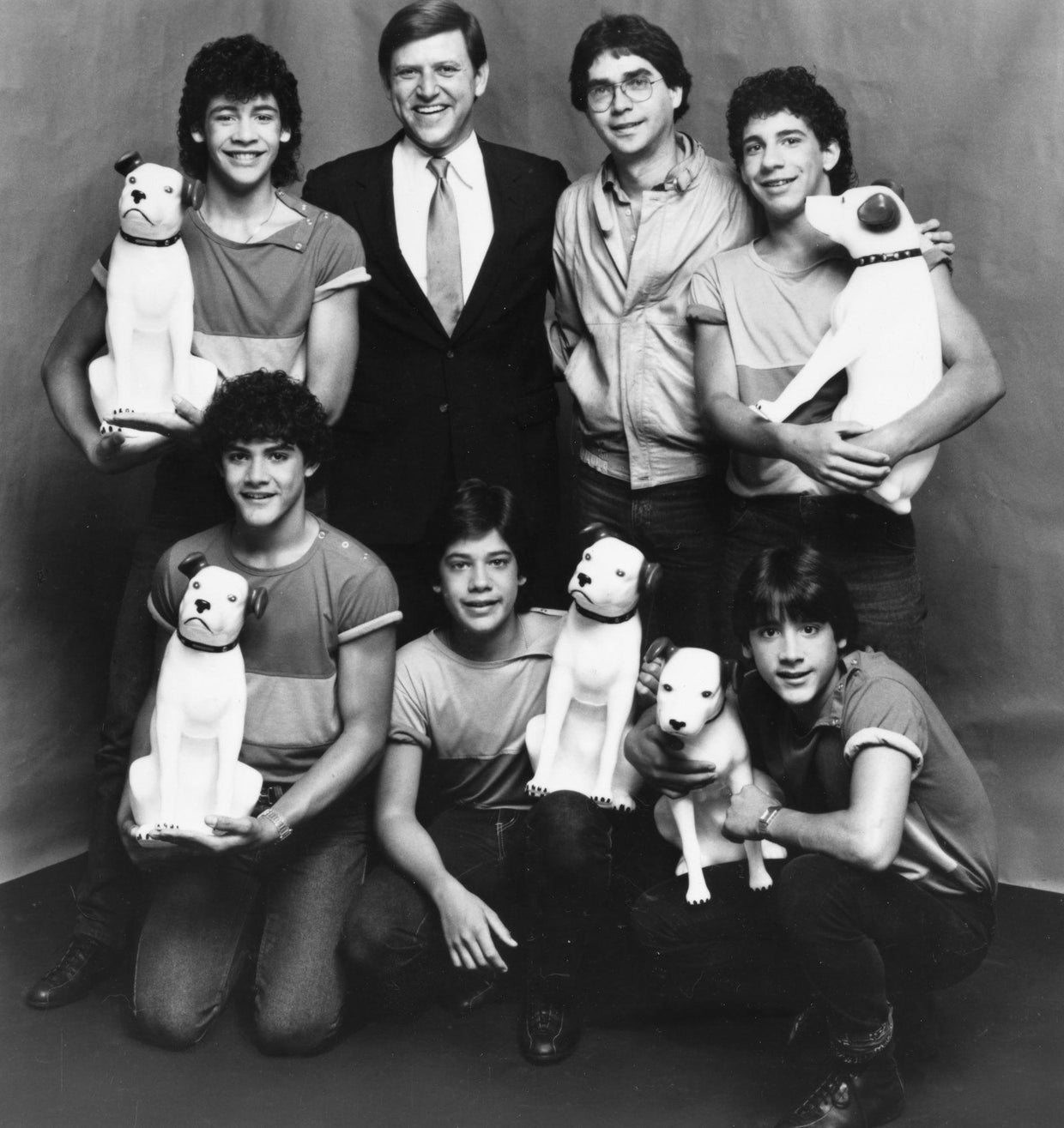 Jose Menendez, Edgardo Diaz and Menudo members 