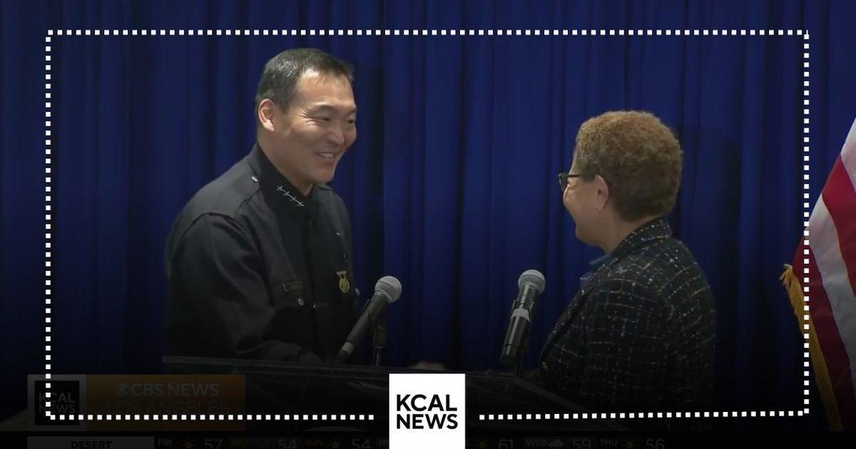 LAPD Interim Chief Dominic Choi is sworn in at a downtown LA ceremony - CBS Los Angeles