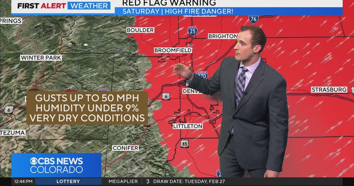 Warm and windy start to March with weekend fire danger - CBS Colorado