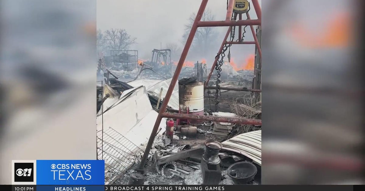 Families lose everything in panhandle wildfires - CBS Texas