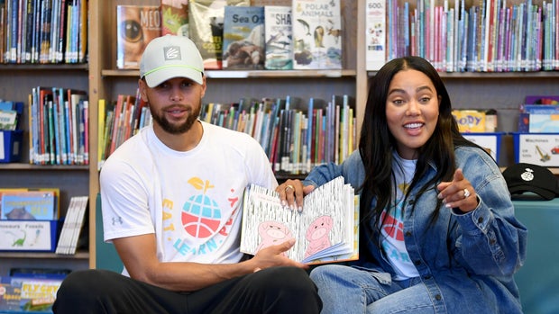Stephen Curry and Ayesha Curry