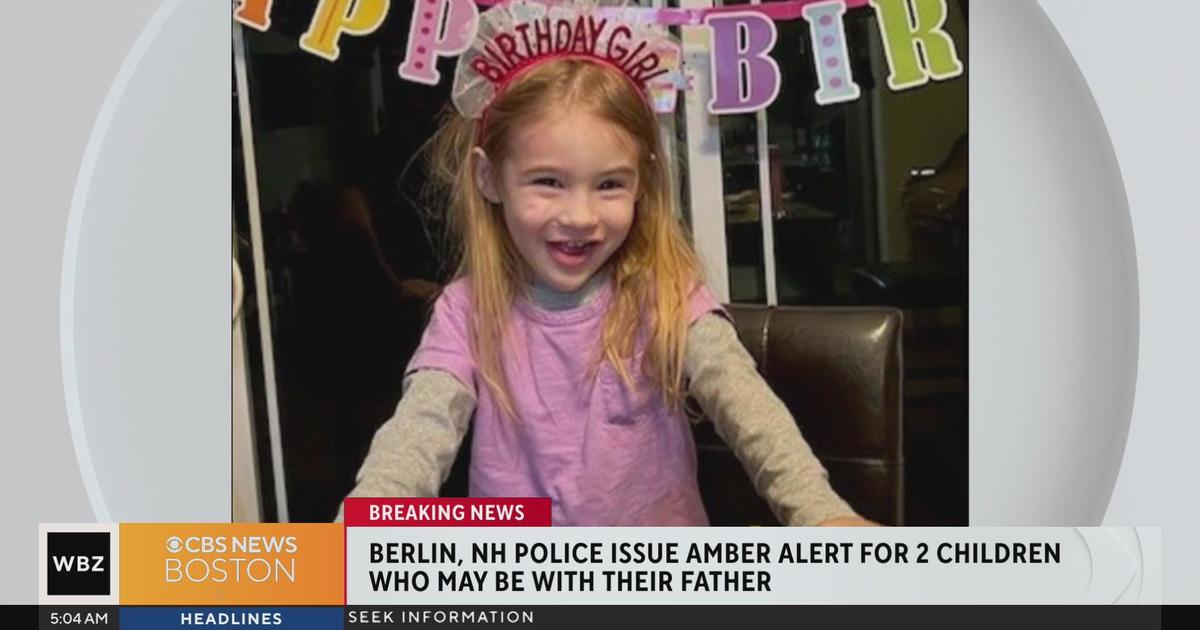 Berlin, NH Police issue Amber Alert for 2 children who may be with their father. – CBS Boston