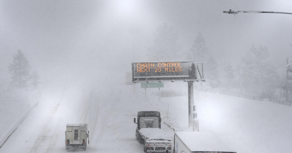 Blizzard hits California and Nevada, shutting interstate and leaving thousands without power