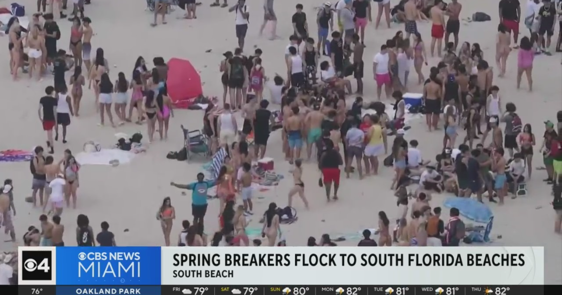 South Florida seashores flooded with men and women as spring break is in full swing South Florida seashores flooded with men and women as spring break is in full swing