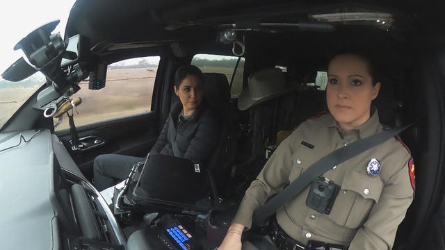 Patrolling the border with a Texas state trooper 