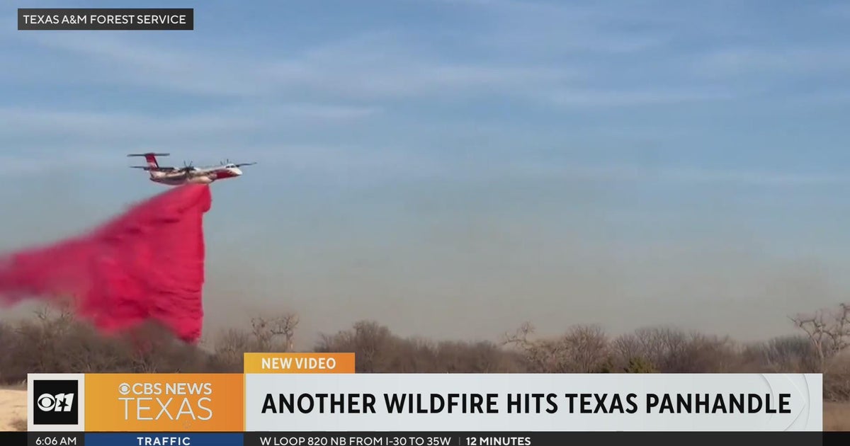 Another wildfire sparks up in the Texas Panhandle - CBS Texas