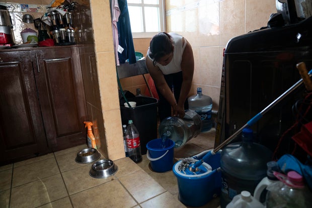 One of the world's most populated cities is nearly out of water as many go days if not weeks without it