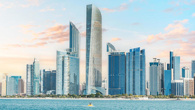 Abu Dhabi's skyline 