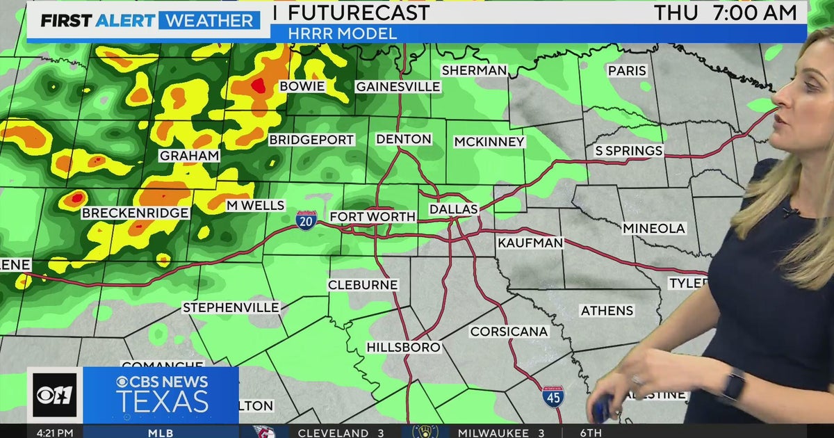 Rain, storm chances increase - CBS Texas