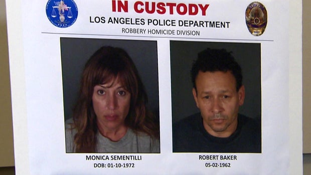 Monica Sementilli and Robert Baker mugshots