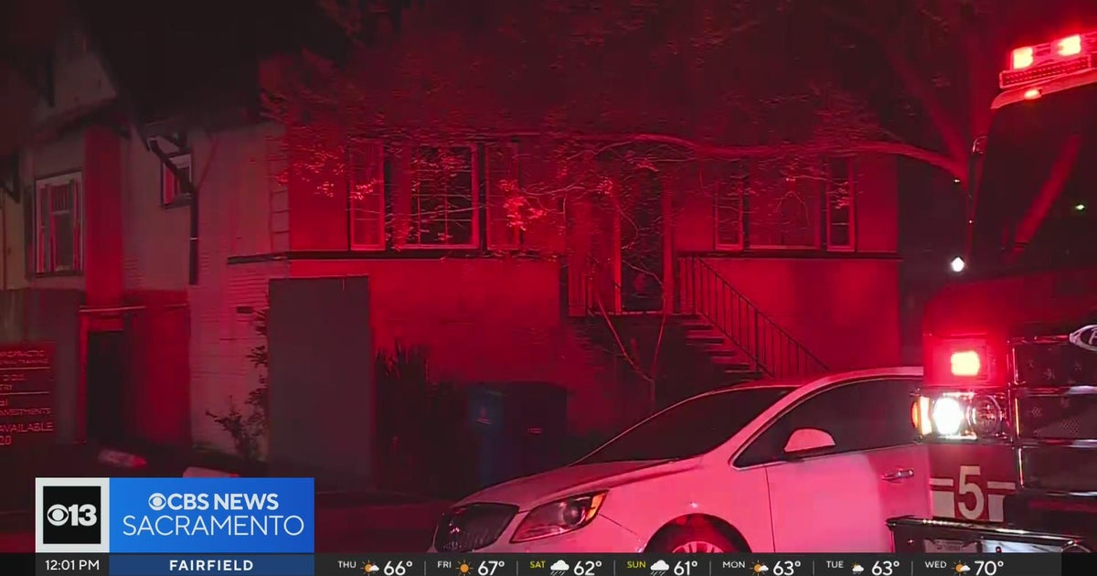 Fire on Sacramento's V Street under investigation - CBS Sacramento