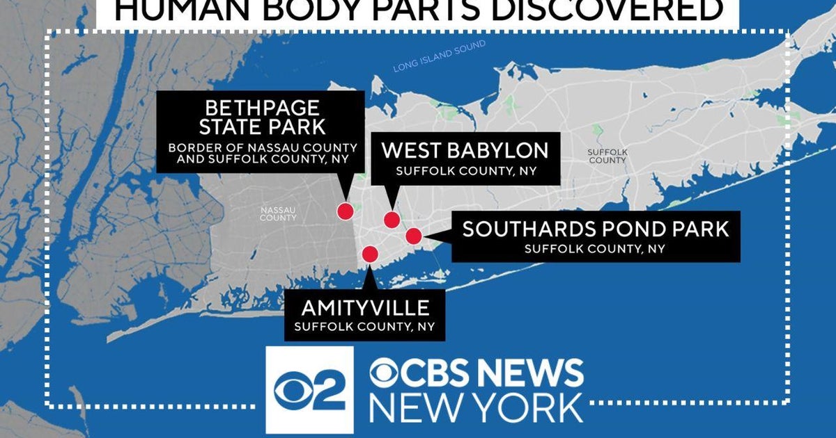 4 accused in connection with discovery of dismembered body parts on Long Island - CBS New York