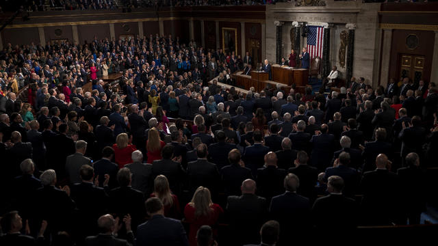 President Joe Biden speaks to Congress during his State of The Union address on February 8th, 2023 in Washington, DC. 