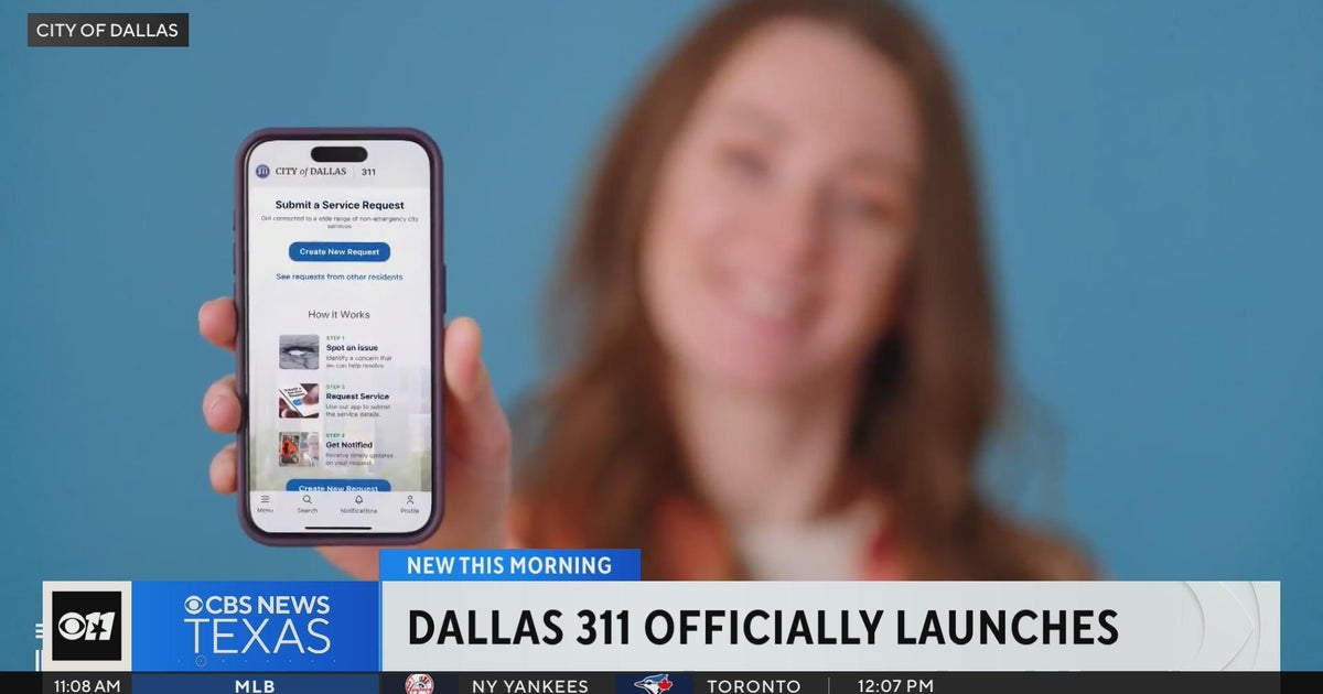 Dallas rolls out new 311 website, app - CBS Texas