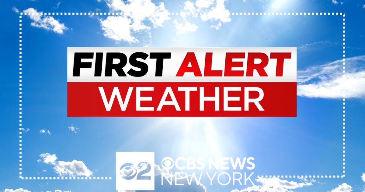 First Alert Weather: Enjoy the sun while it lasts - CBS New York