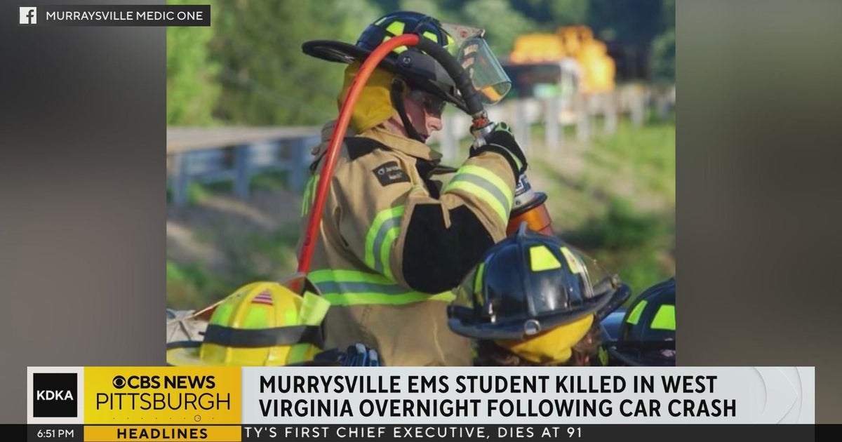 Murrysville EMS student killed in car crash - CBS Pittsburgh